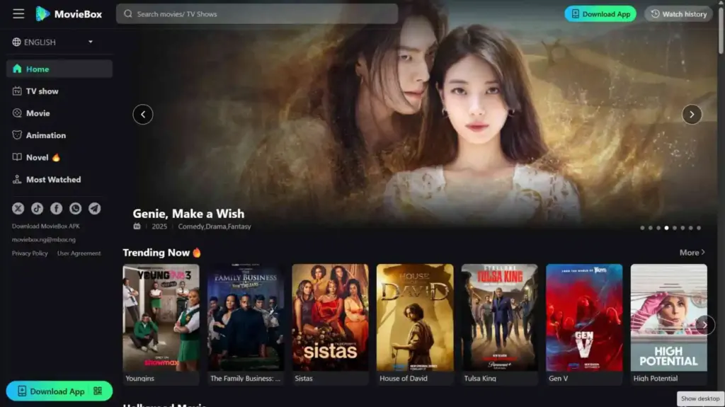 Method 1 Use MovieBox Web on PC